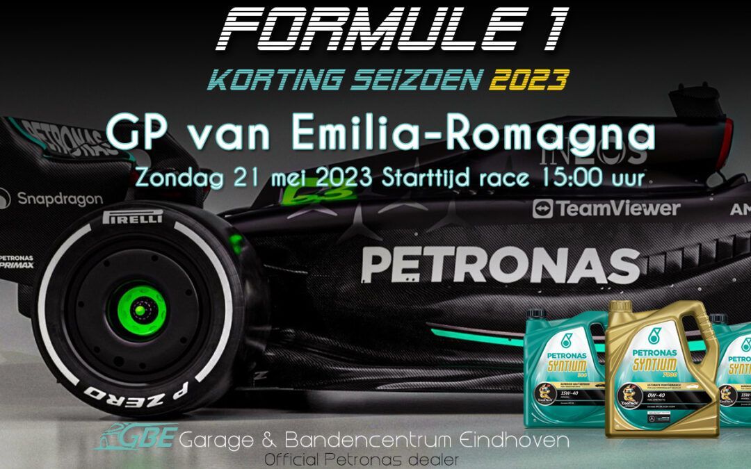 Formule 1 GP Emilia-Romagna – 2023 kortingsacties @ GBE!