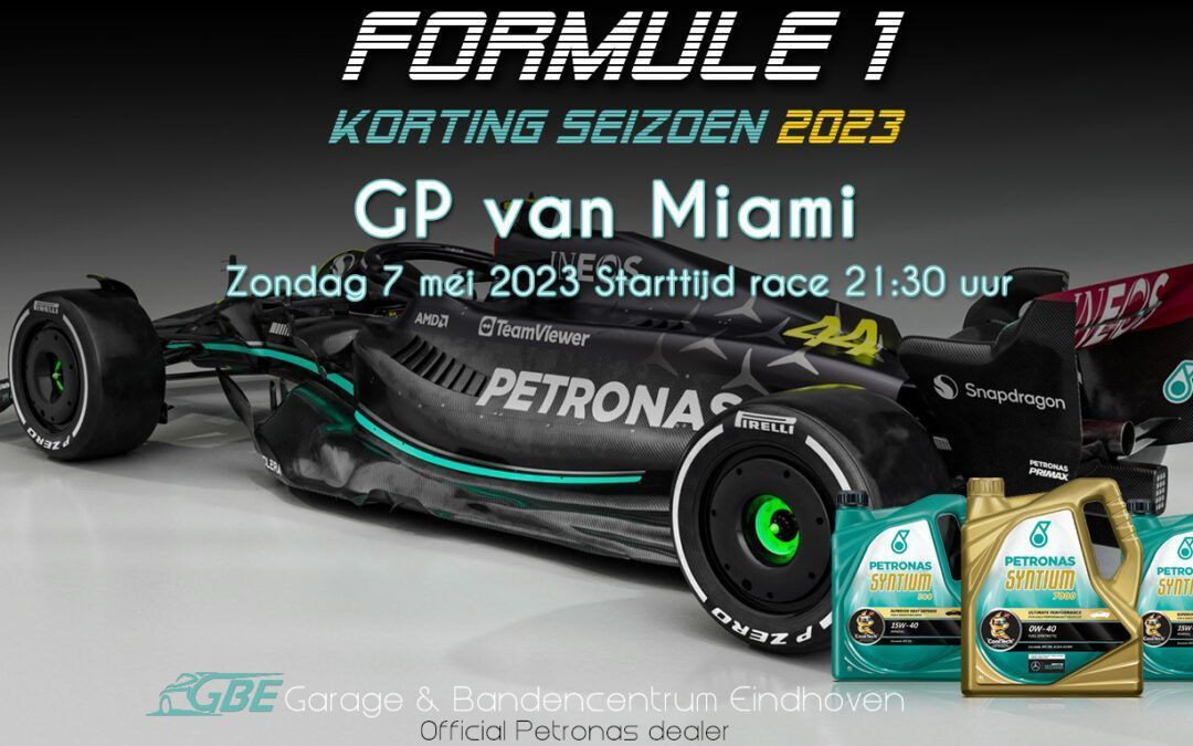 Formule 1 GP Miami – 2023 kortingsacties @ GBE!